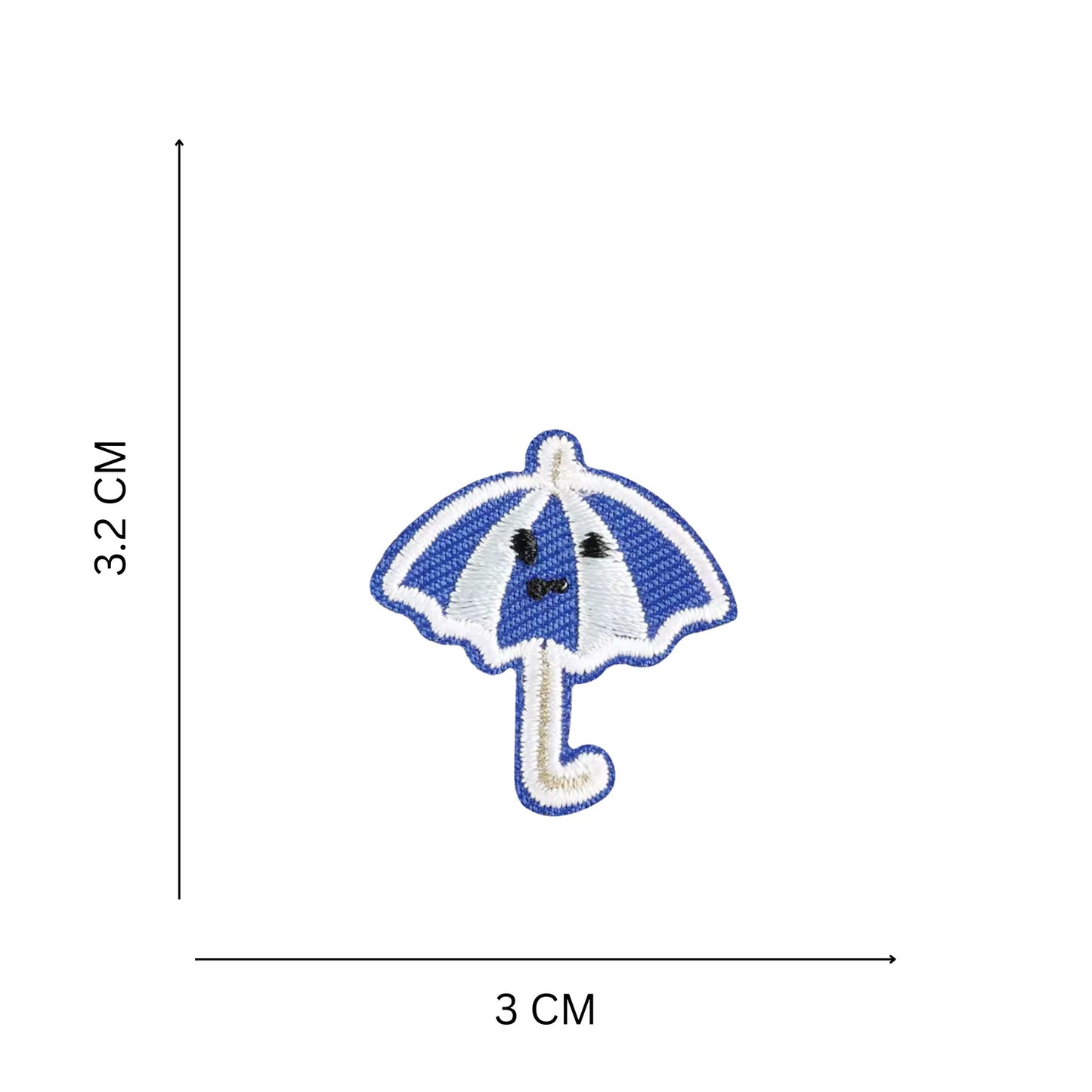 Mini Umbrella Embroidered Iron On Patch
