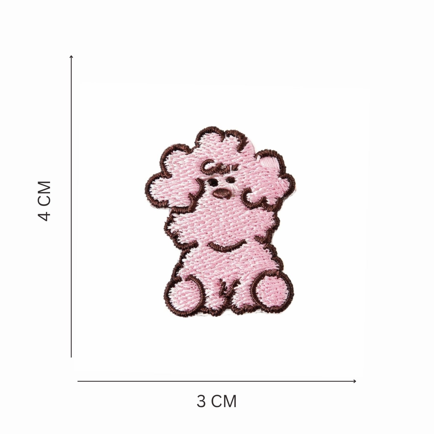 Cute Puppy Luna Embroidered Iron-On Patch