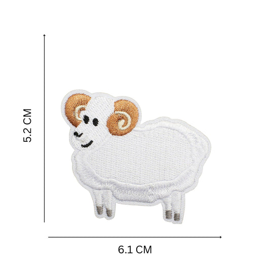 Cute Sheep Iron On Embroidered Patch for Clothes and Accessories