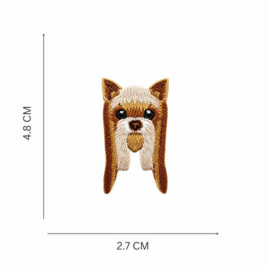 Yorkshire Terrier Embroidered Iron On Patch