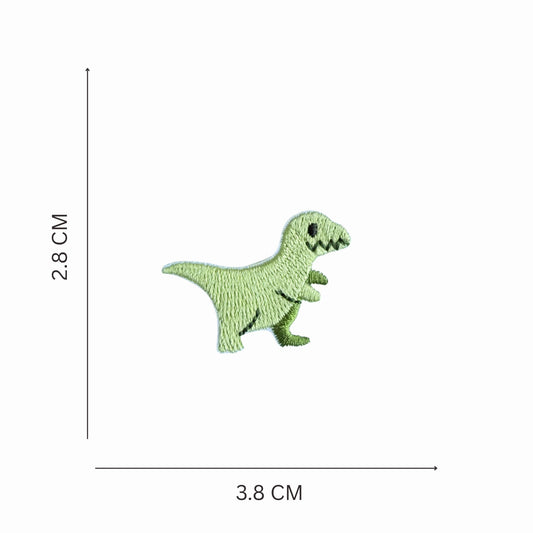 Mini Cute Dinosaur Embroidered Iron On Patch