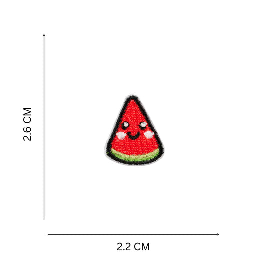 Mini Watermelon Embroidered Iron On Patch