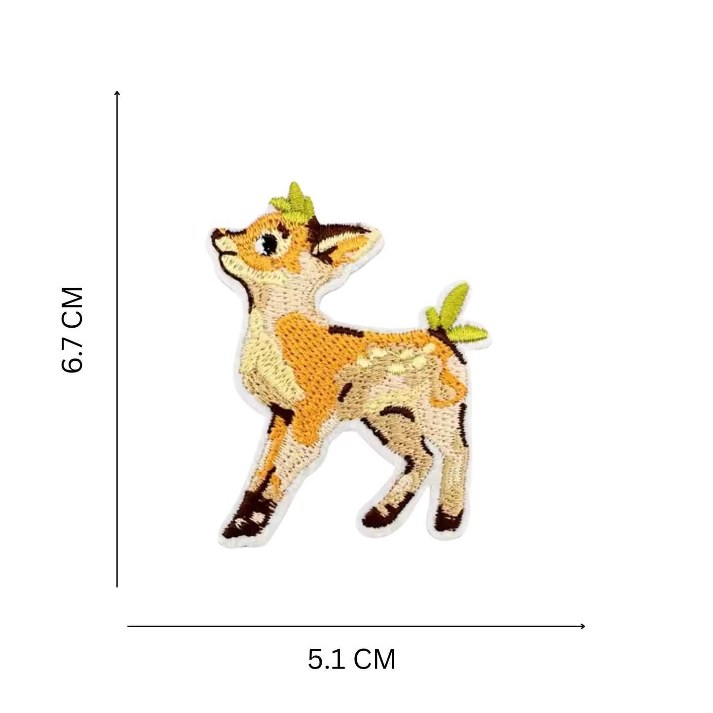 Iron-On Patch, Animal - Embroidered Whimsical Woodland Patches