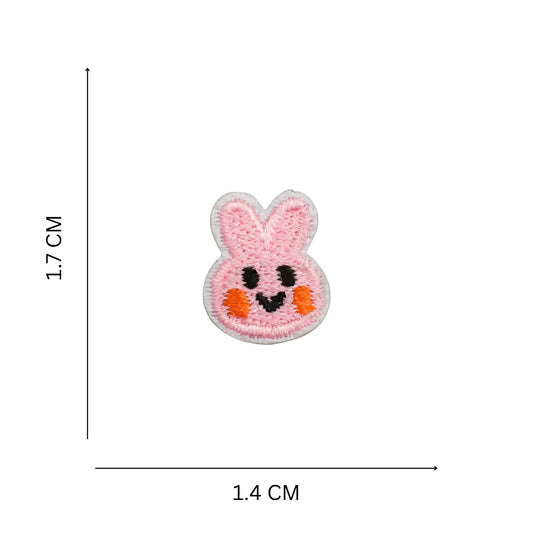 Mini Bunny Embroidered Iron On Patch