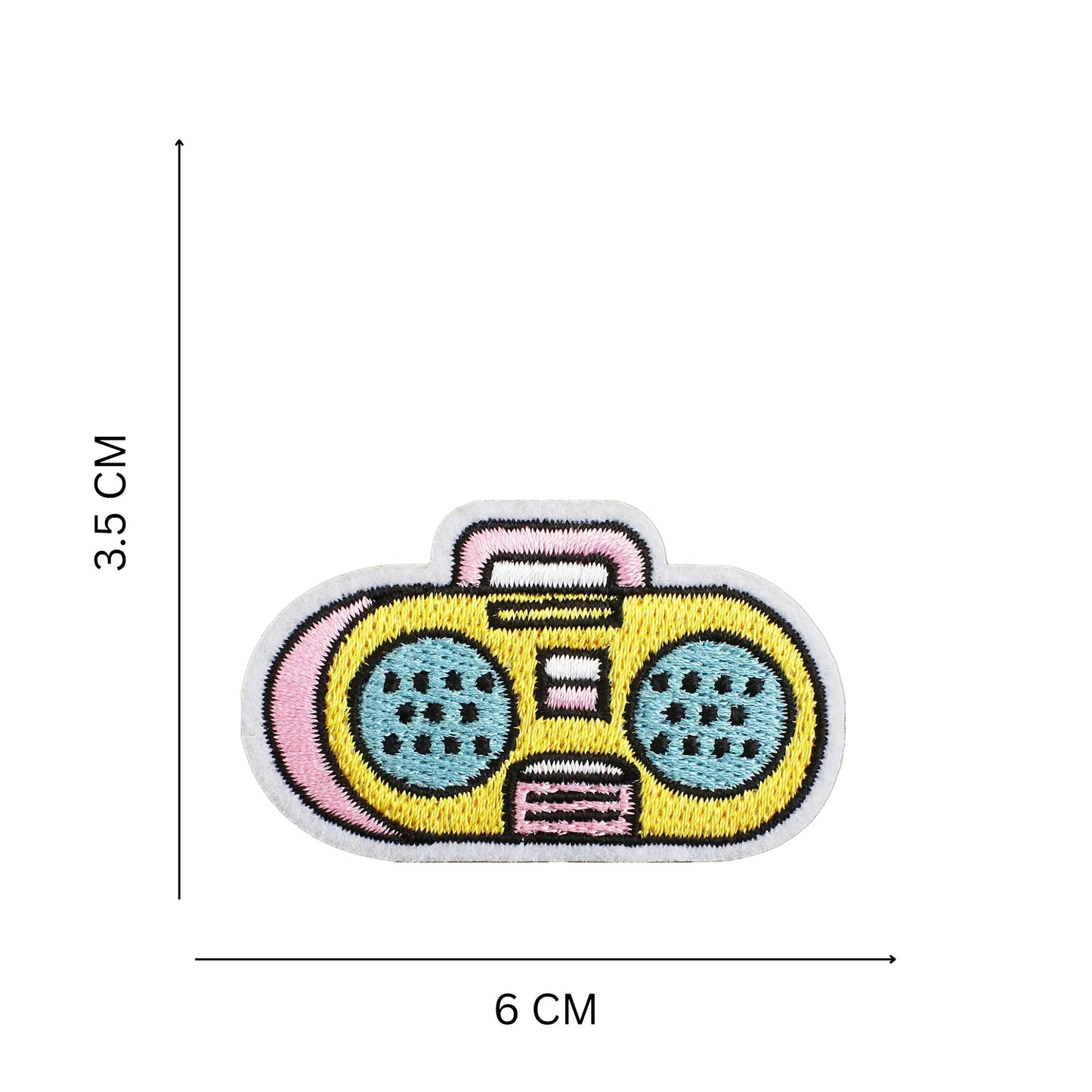 Iron-On Embroidered Summer Patch Trio