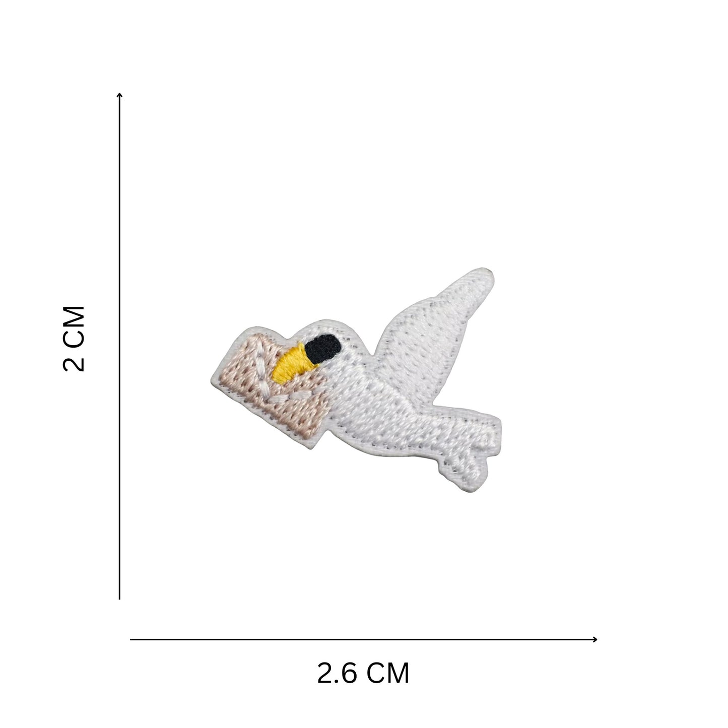 Mini Bird Embroidered Iron On Patch