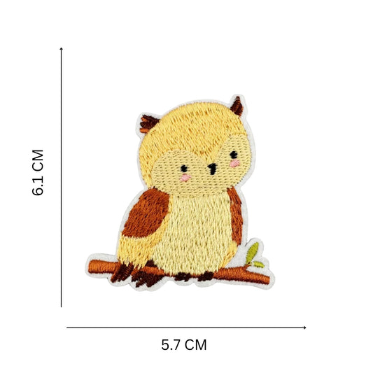 Iron-On Patch, Animal - Embroidered Whimsical Woodland Patches