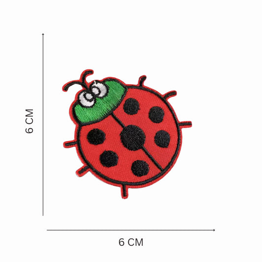 Ladybug Embroidered Iron On Patch