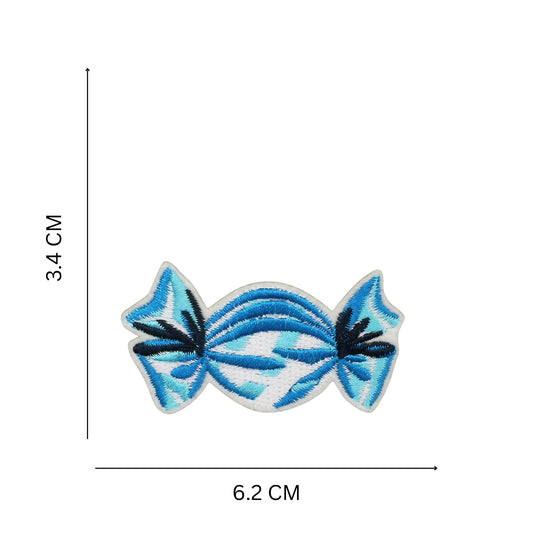 Christmas Candy Embroidered Iron On Patch for Clothing Bags and Crafts