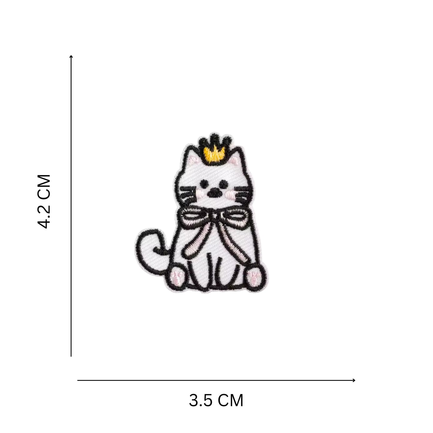Mini Cute Cat Embroidered Iron On Patch