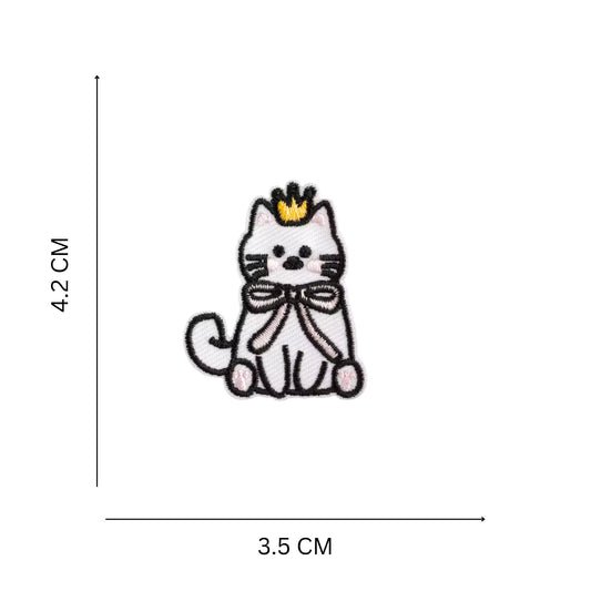 Mini Cute Cat Embroidered Iron On Patch