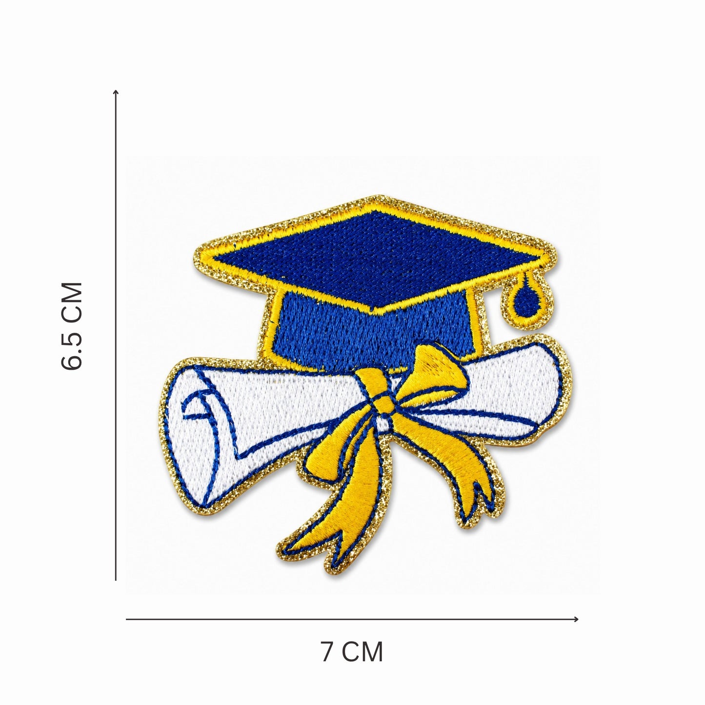 Dream Big Graduation Iron On Patch Set - Blue