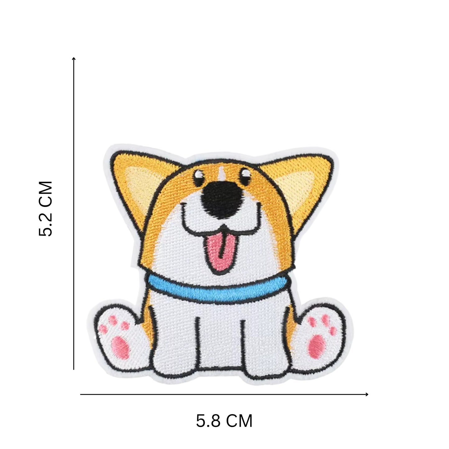 Cute Dog Iron-On Embroidered Patches – 11 Puppy Designs for Clothes, Bags & DIY Crafts