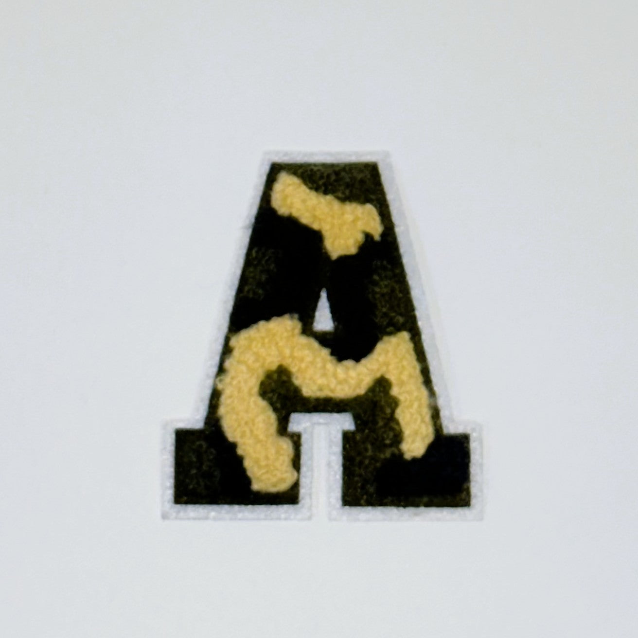 Military Chenille Letter Patch – 7cm – Iron-On & Sew-On
