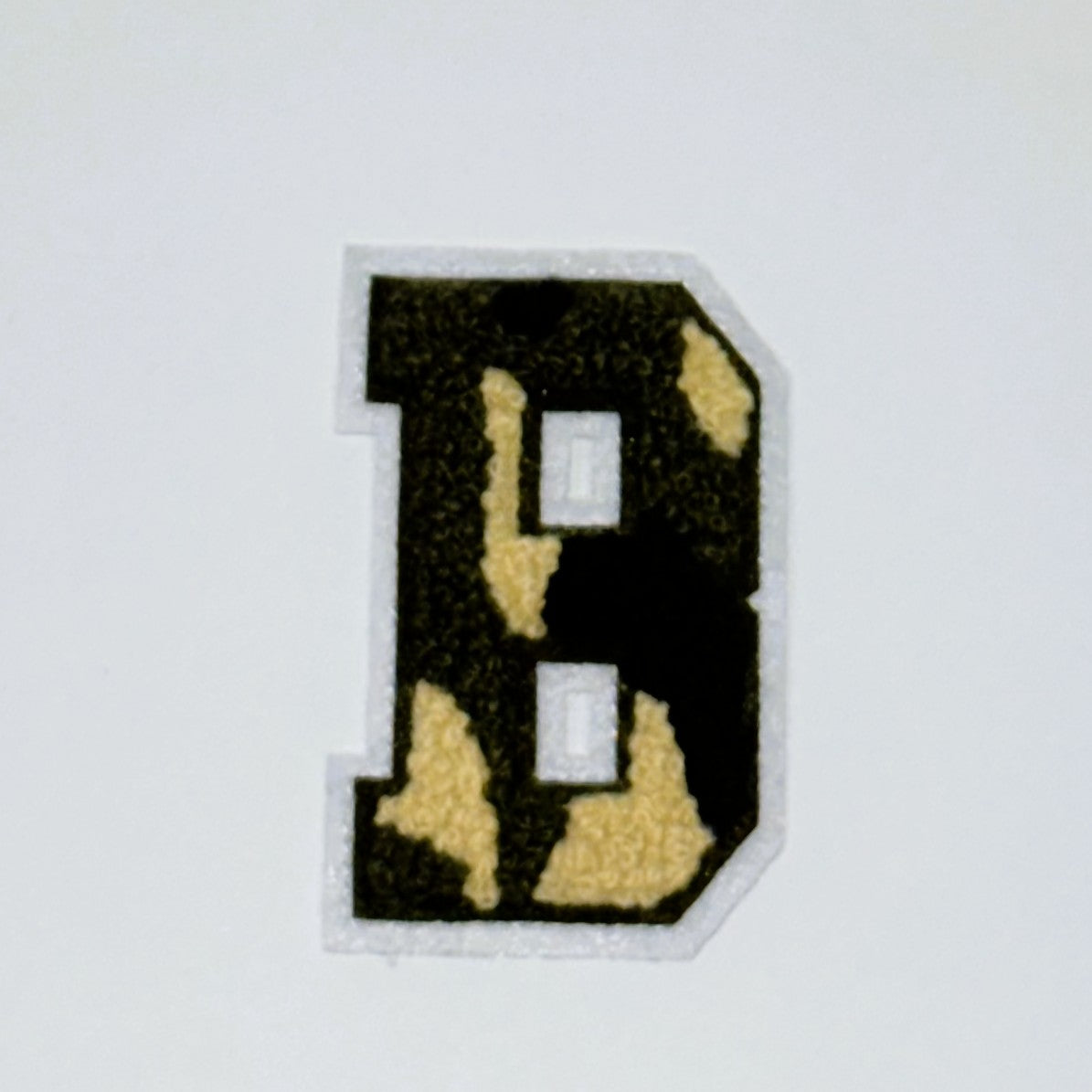 Military Chenille Letter Patch – 7cm – Iron-On & Sew-On