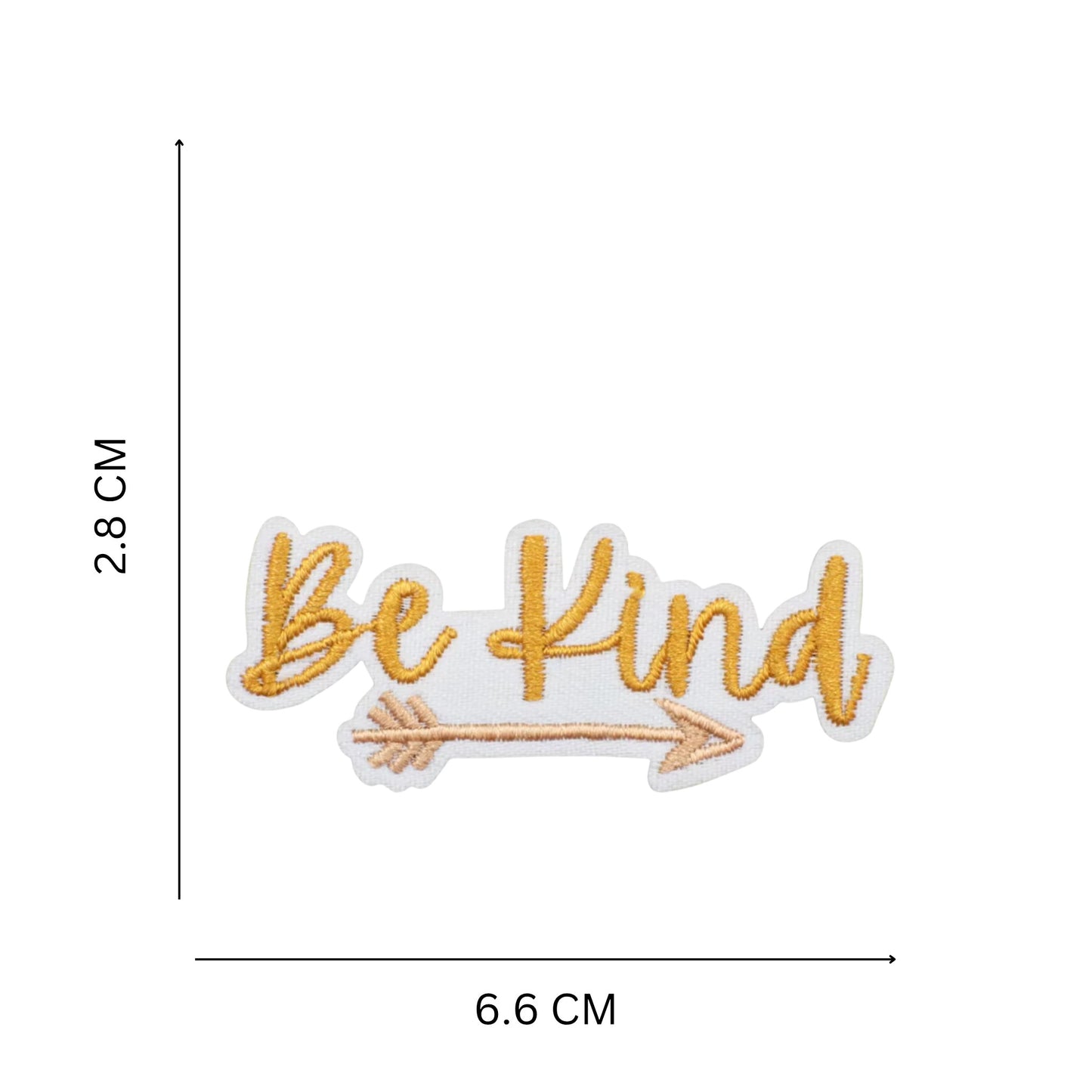 Positive Words Iron-On Embroidered Patches – Uplifting Quote Appliques for Jackets, T-shirts, Tote bags, Jeans, Hats and more