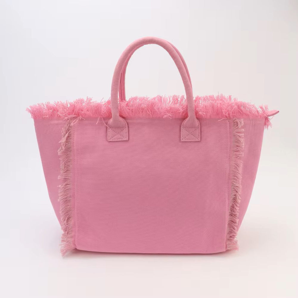 Large Canvas Tote – Perfect for Beach, Pool, and Everyday Adventures
