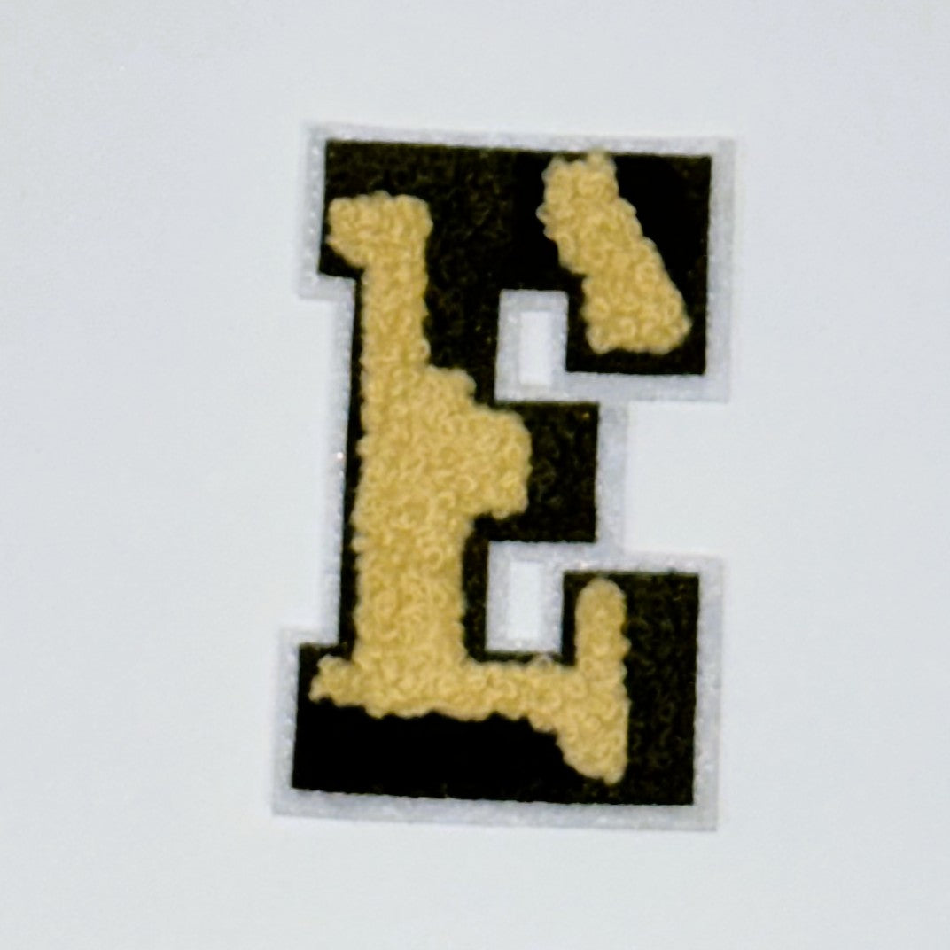 Military Chenille Letter Patch – 7cm – Iron-On & Sew-On