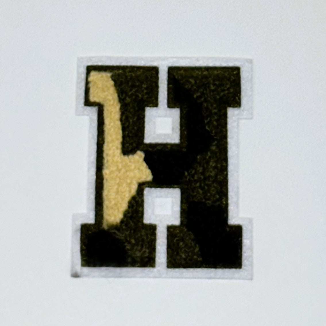 Military Chenille Letter Patch – 7cm – Iron-On & Sew-On