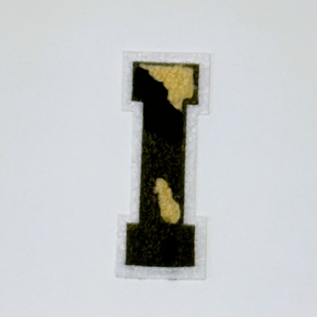 Military Chenille Letter Patch – 7cm – Iron-On & Sew-On
