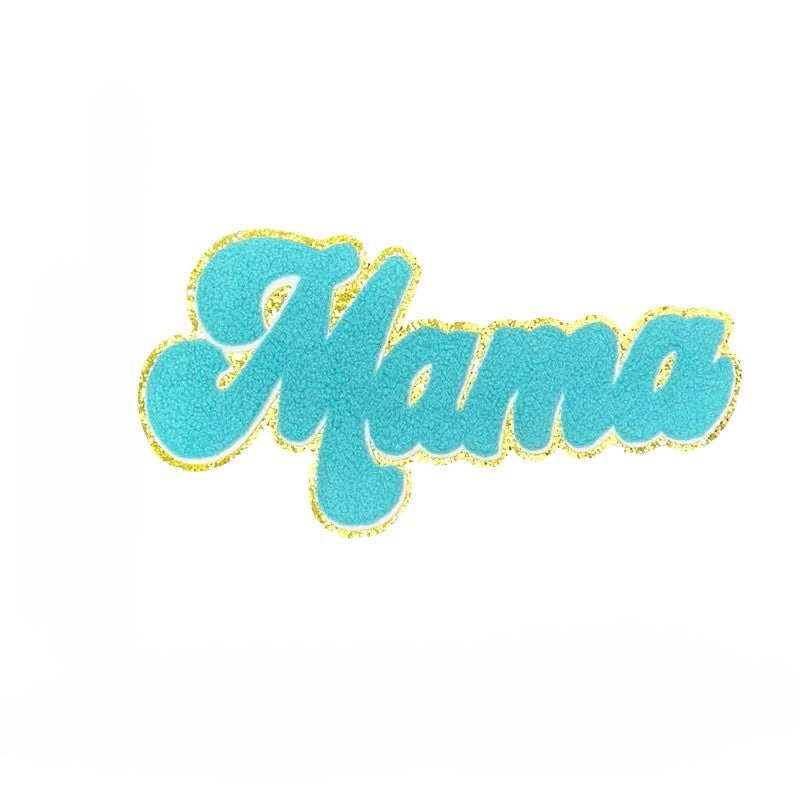 Iron-On/Sew On Chenille Patch - Mama & Mini