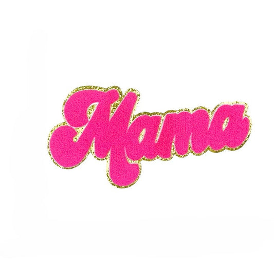Iron-On/Sew On Chenille Patch - Mama & Mini