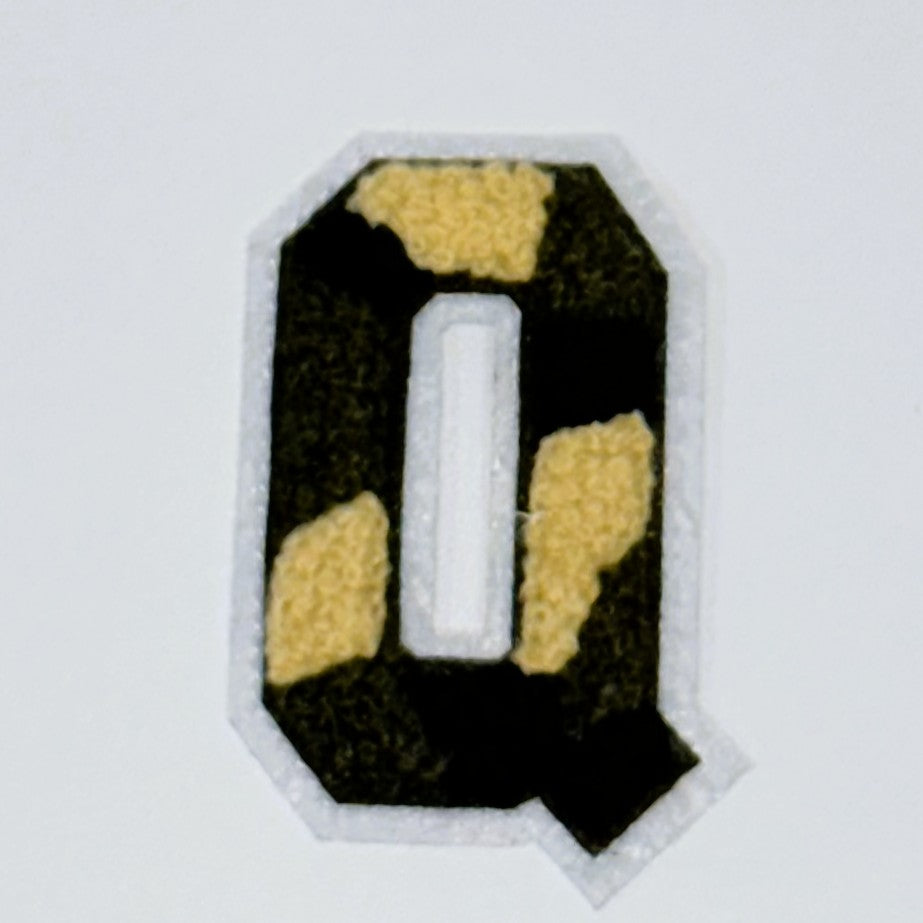 Military Chenille Letter Patch – 7cm – Iron-On & Sew-On