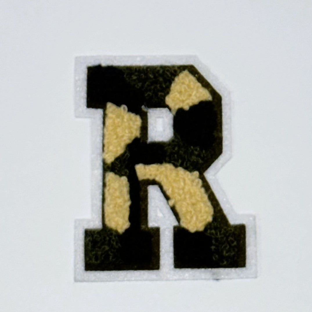 Military Chenille Letter Patch – 7cm – Iron-On & Sew-On