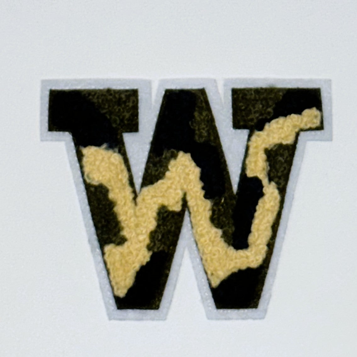 Military Chenille Letter Patch – 7cm – Iron-On & Sew-On