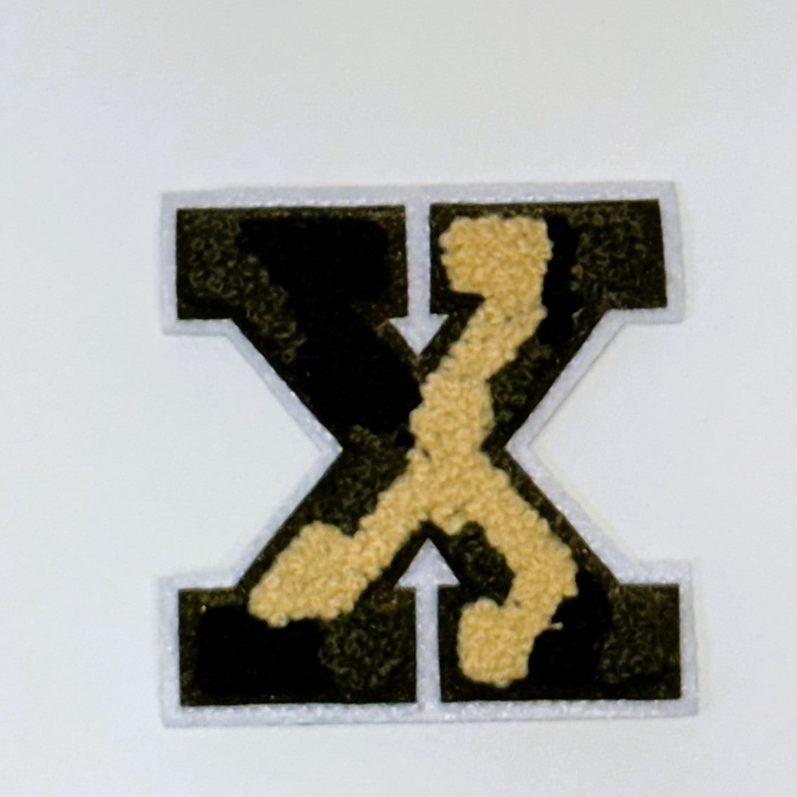Military Chenille Letter Patch – 7cm – Iron-On & Sew-On