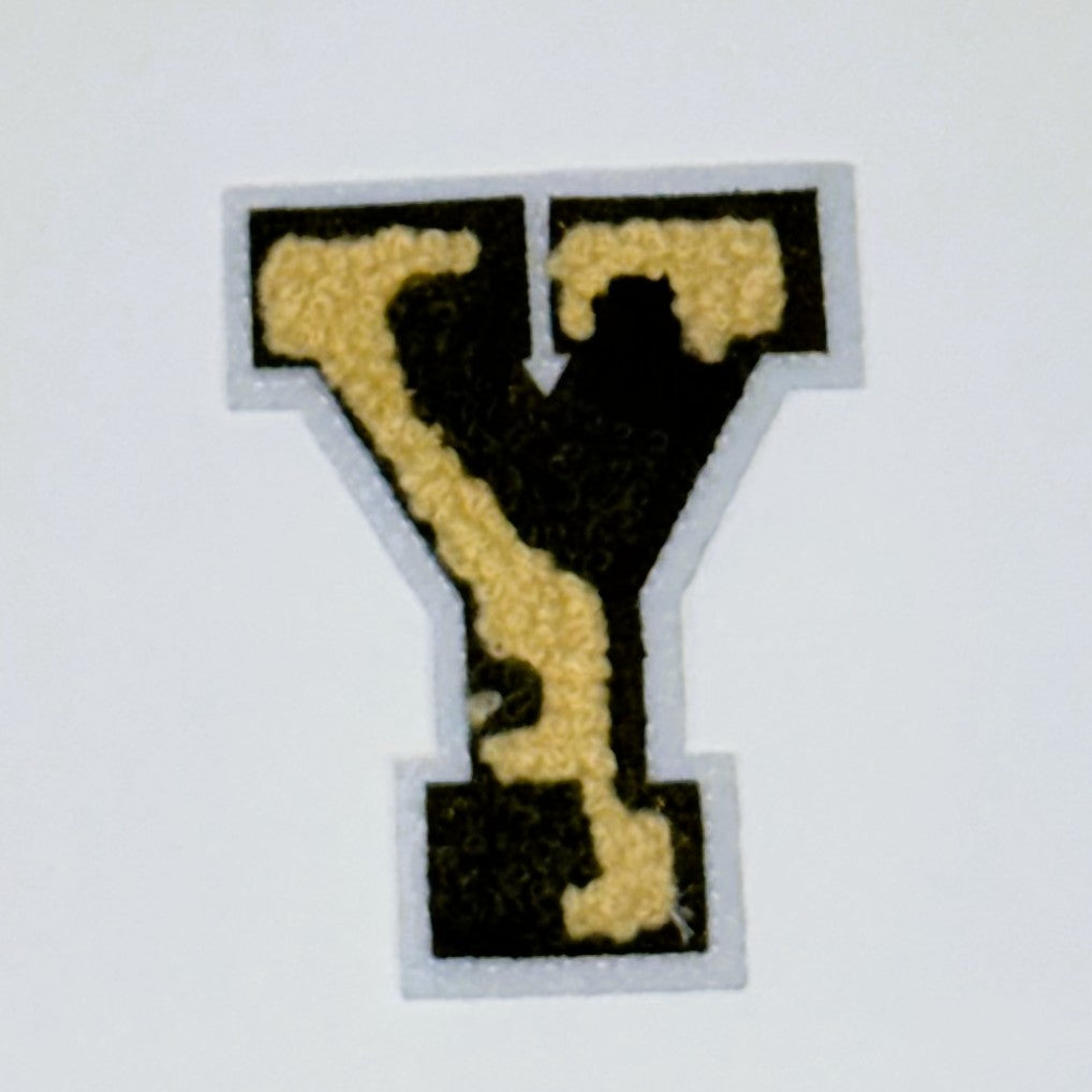 Military Chenille Letter Patch – 7cm – Iron-On & Sew-On