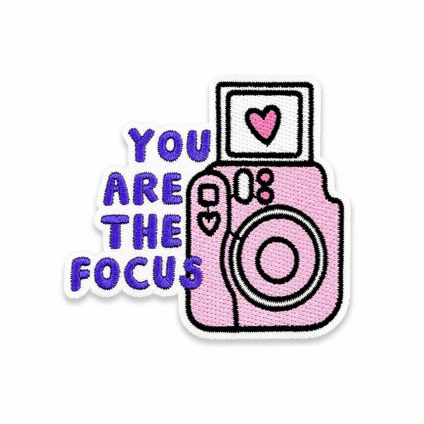 ''You Are The Focus'' Embroidered Iron On Patch