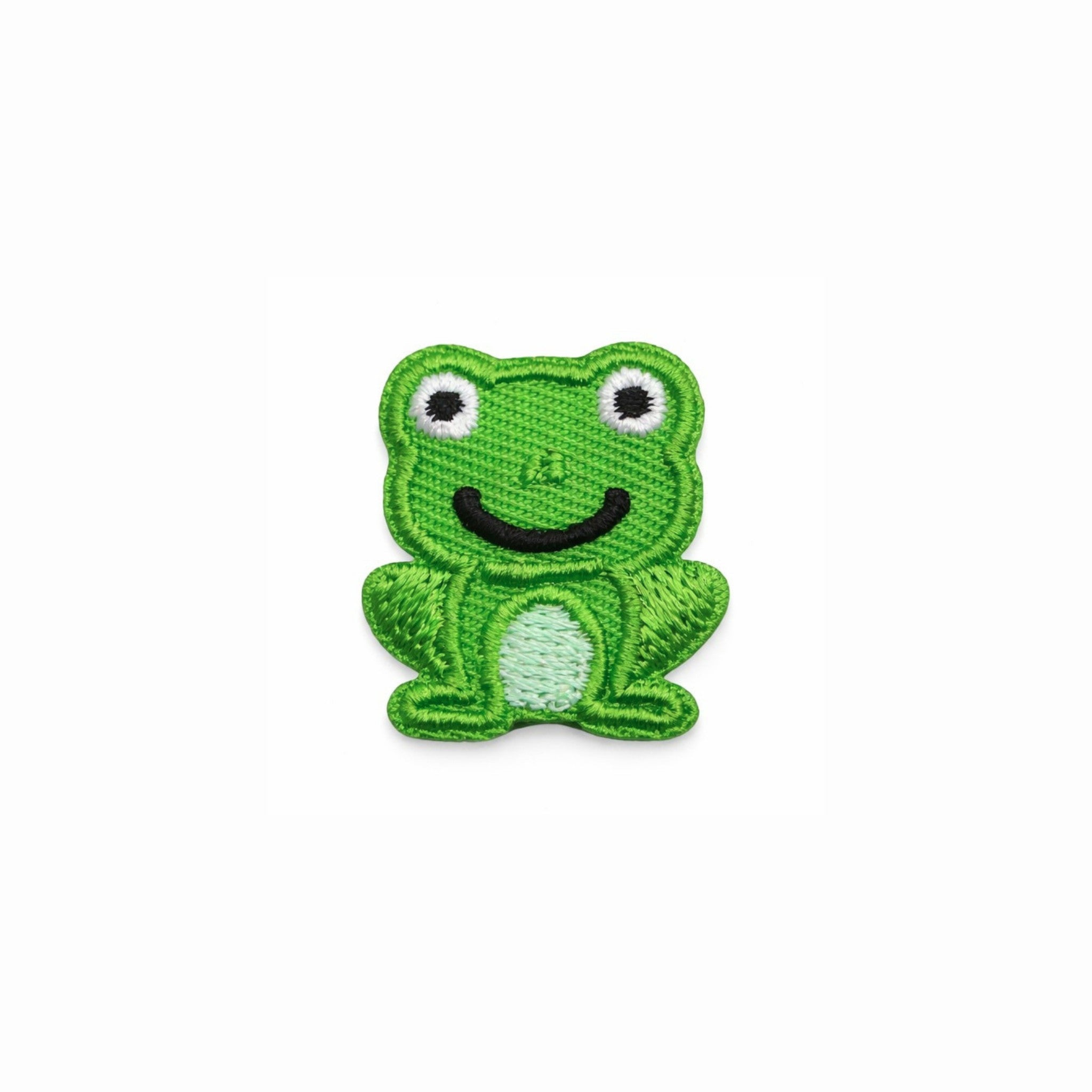 Mini Embroidered Iron On Frog Patch – Glam Glam