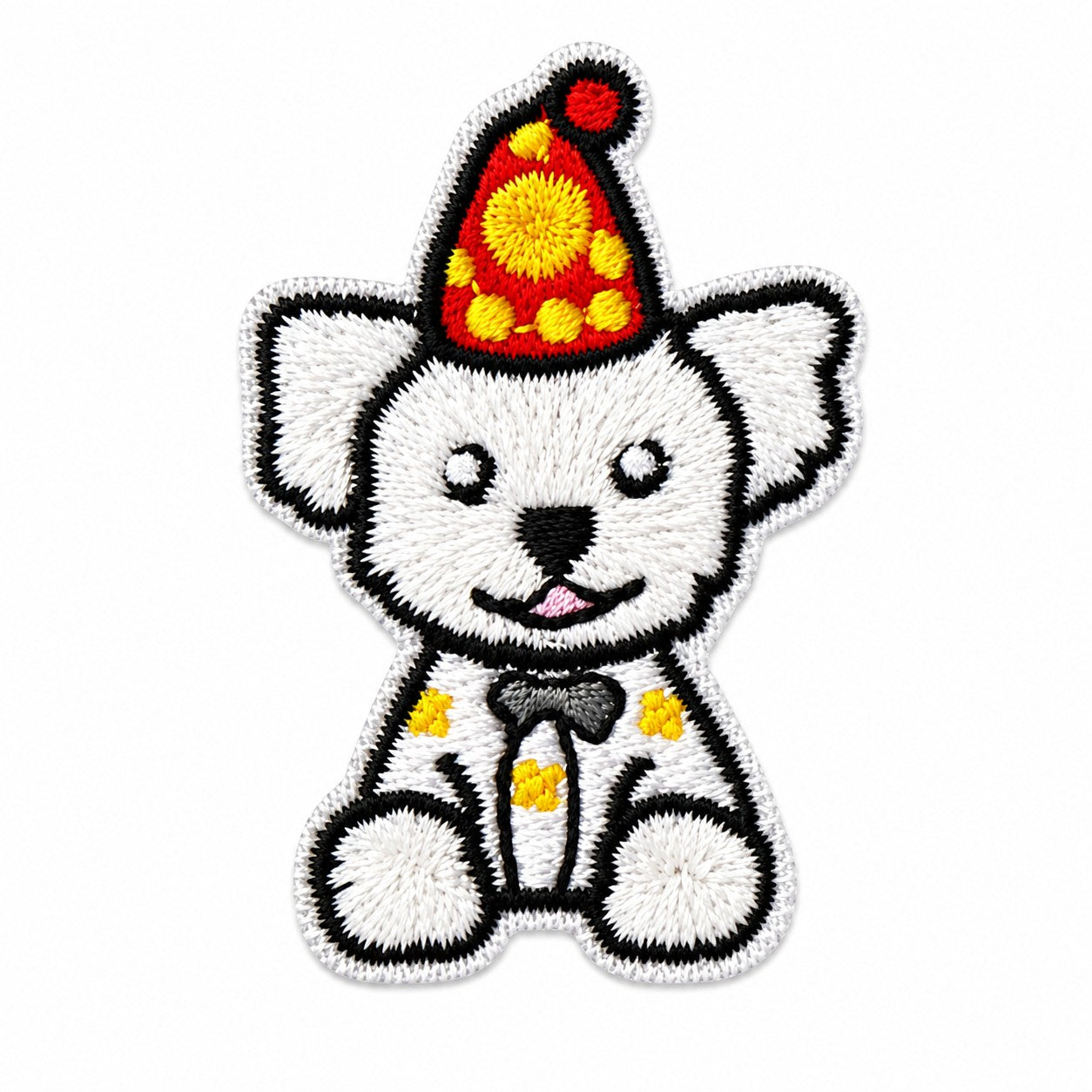 Birthday Dog Iron-On Embroidered Patch