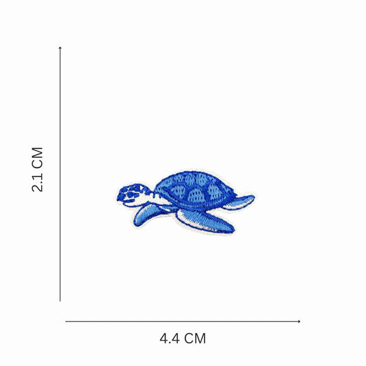 Sea Turtle Embroidered Iron On Patch
