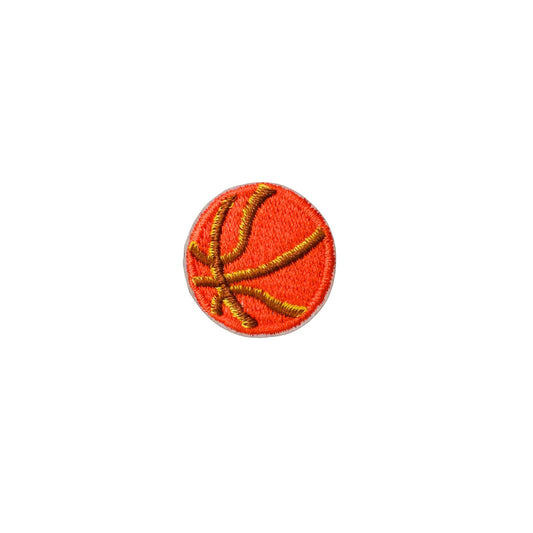 Mini Sports Basketball Embroidered Patch Iron On Patch for Clothing & Accessories