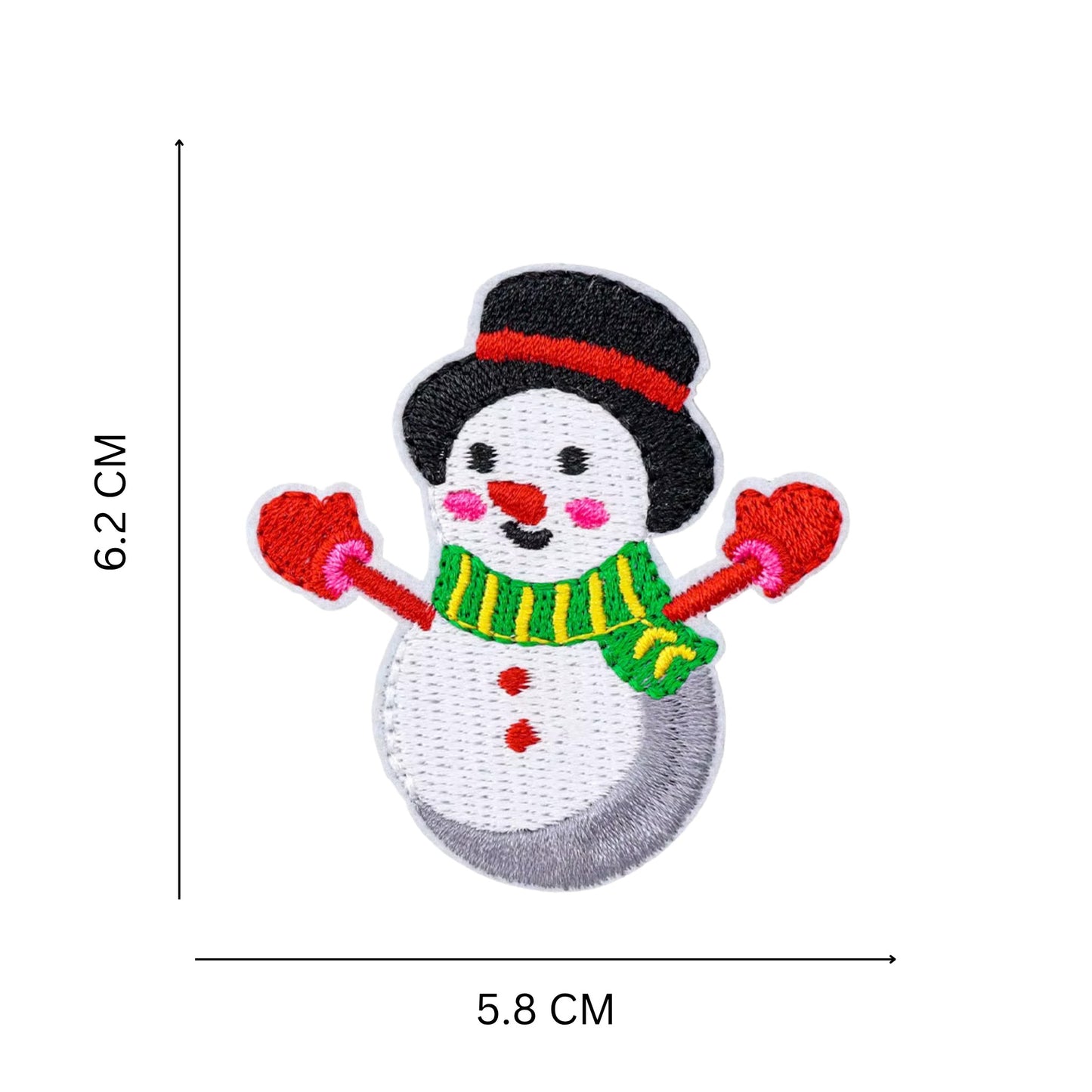 Christmas Iron-On Patch Set – Festive Embroidered Collection for Crafts & Holiday Décor