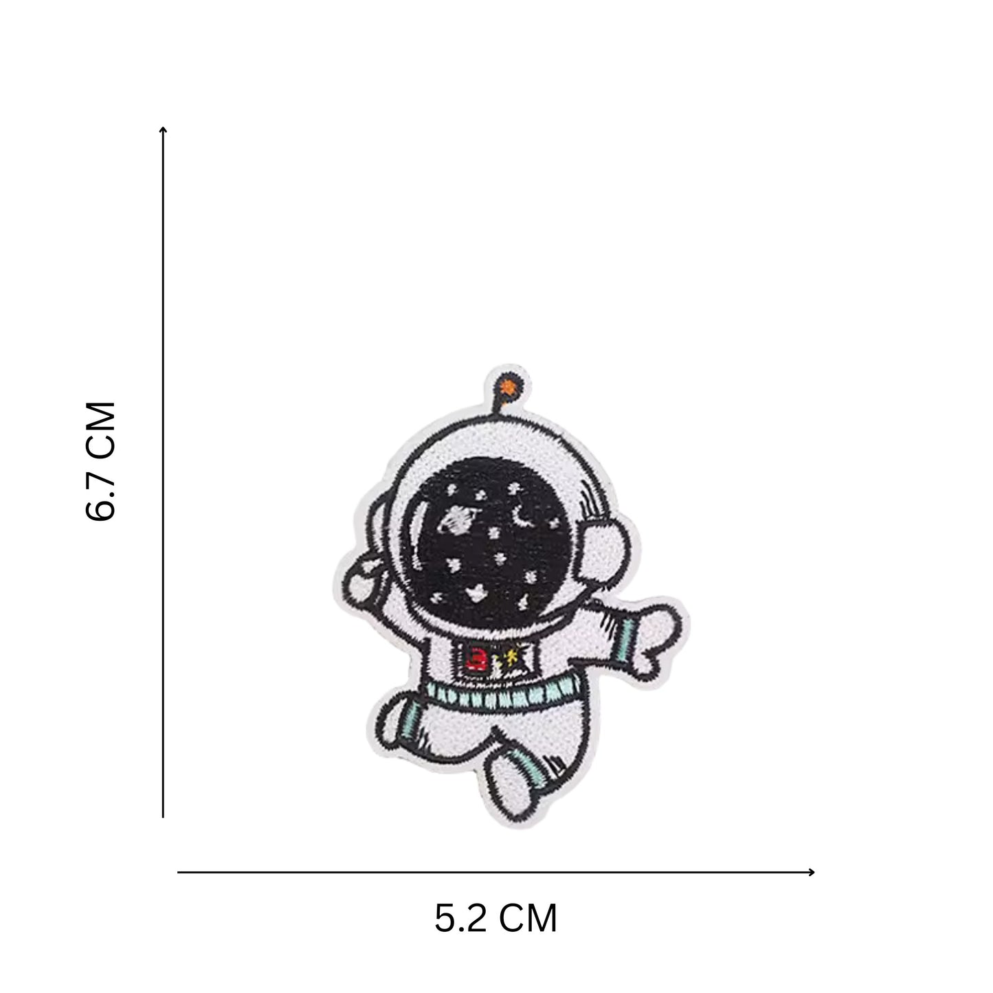 Galaxy Adventure Embroidered Iron On Patches - Pack Of 22