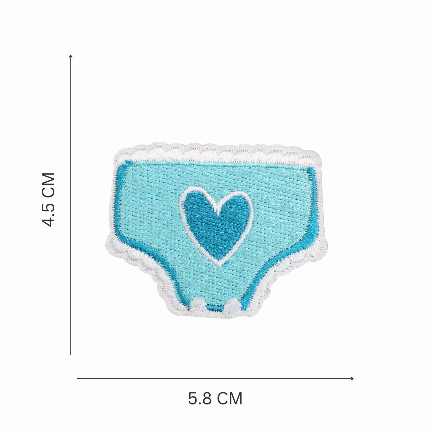 Nursery Dreams Embroidered Iron On Patch Set - Pastel Blue
