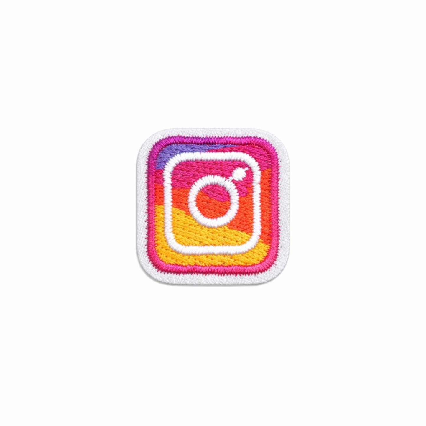 Mini Social Vibe Embroidered Iron-On Patch