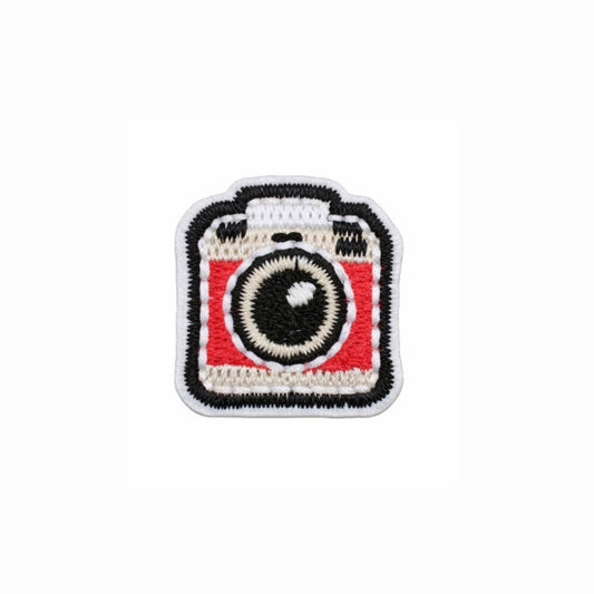Mini Vintage Camera Embroidered Iron-On Patch
