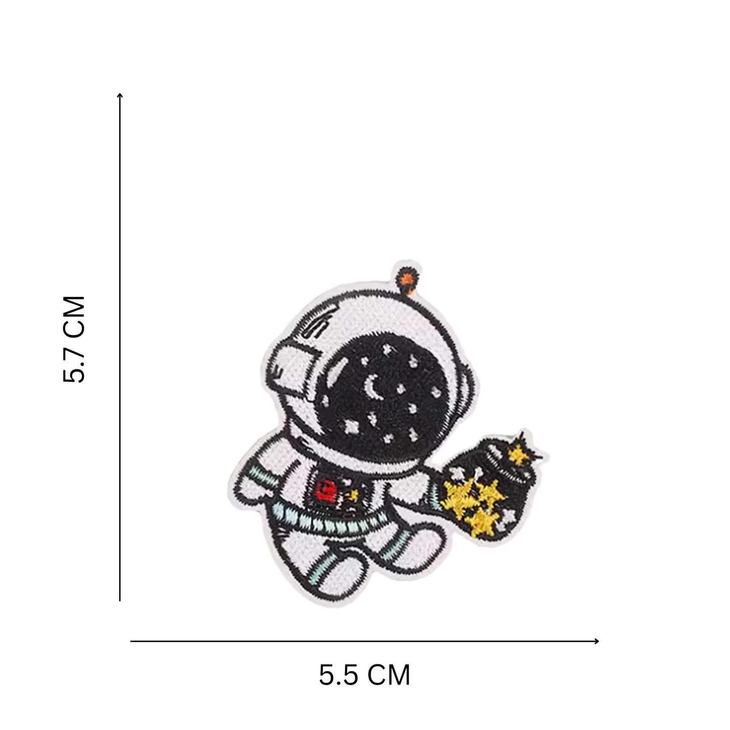 Galaxy Adventure Embroidered Iron On Patches - Pack Of 22
