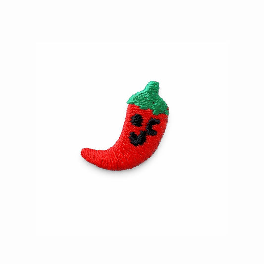 Mini Cute Chilli Embroidered Iron-On Patch