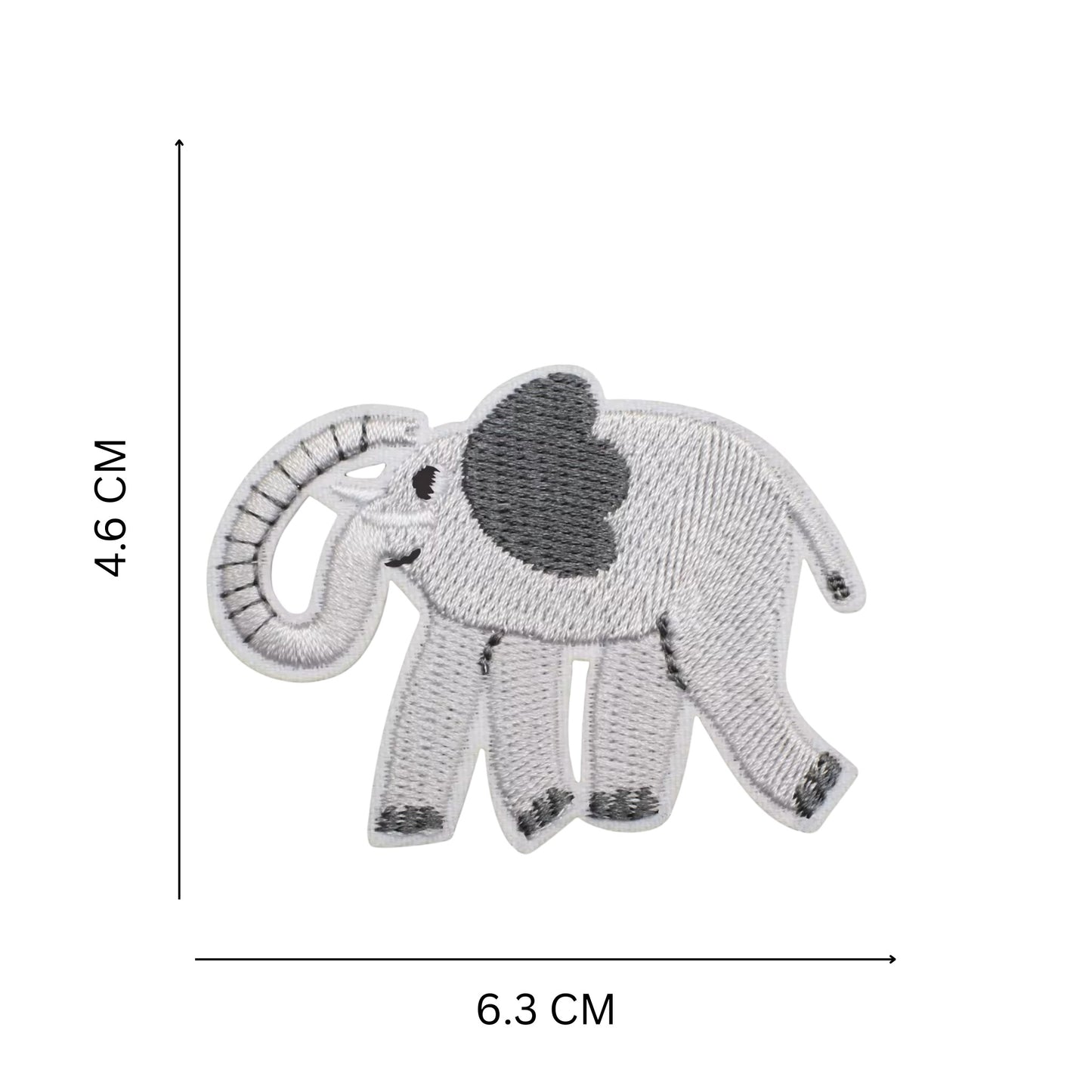 Jungle Adventure Iron On Patch Set for Kids – 26 Embroidered Animal and Nature Patches