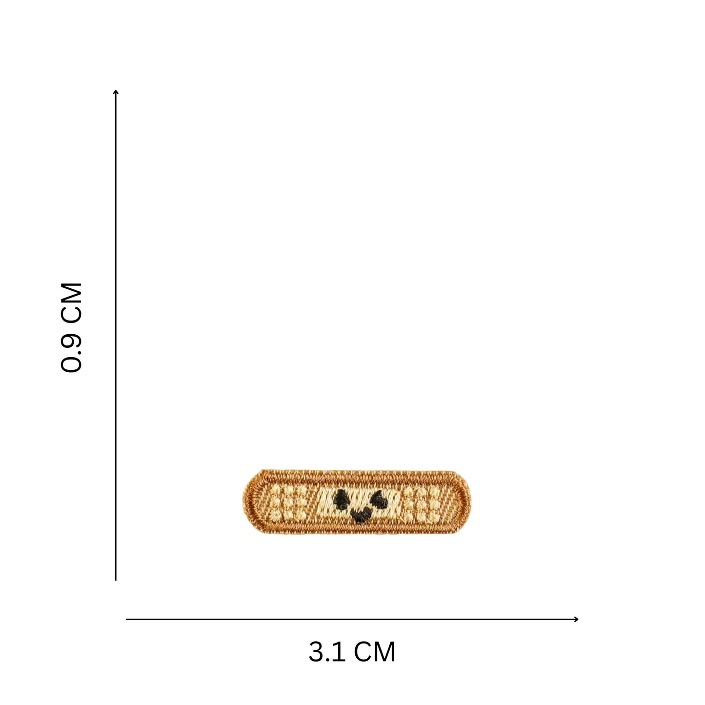 Mini Bandage Embroidered Iron On Patch for Bags, Clothes & Accessories