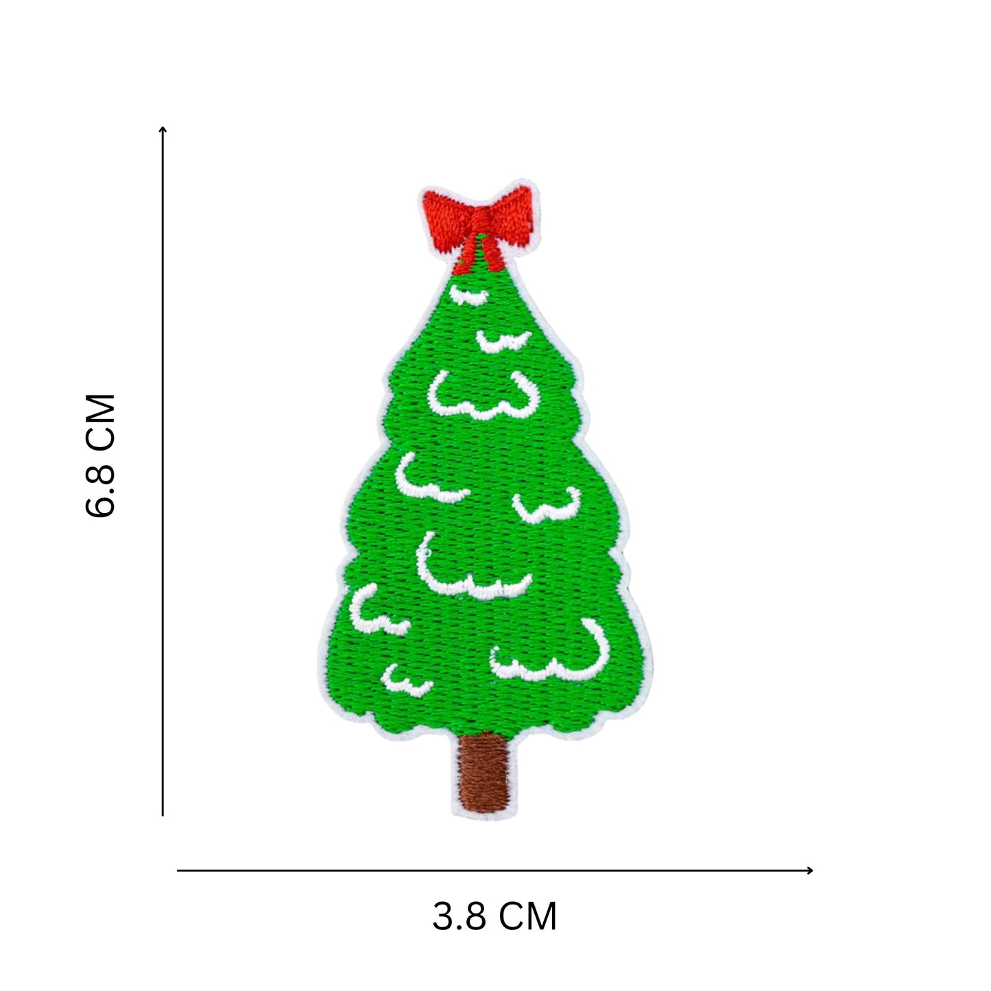 Christmas Iron-On Patch Set – Festive Embroidered Collection for Crafts & Holiday Décor