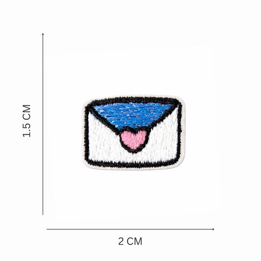 Mini Love Letter Embroidered Iron-On Patch