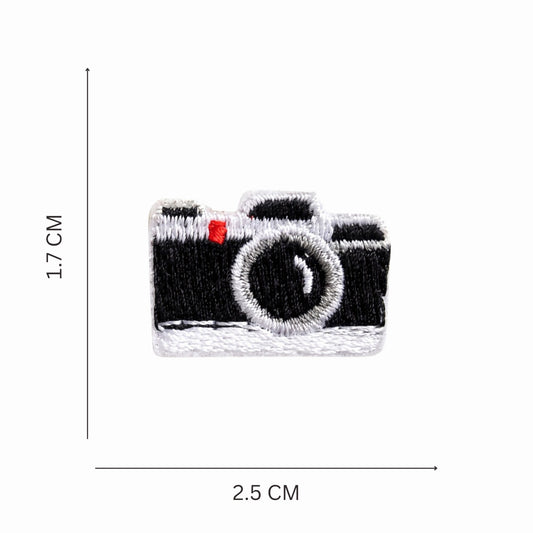 Mini Camera Embroidered Iron-On Patch