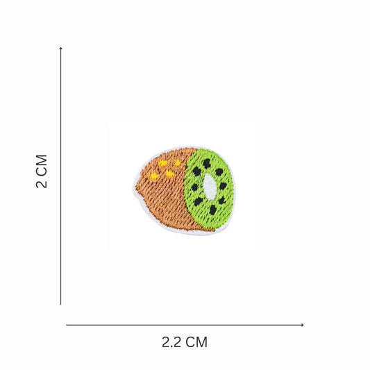 Mini Kiwi Embroidered Iron On Patch
