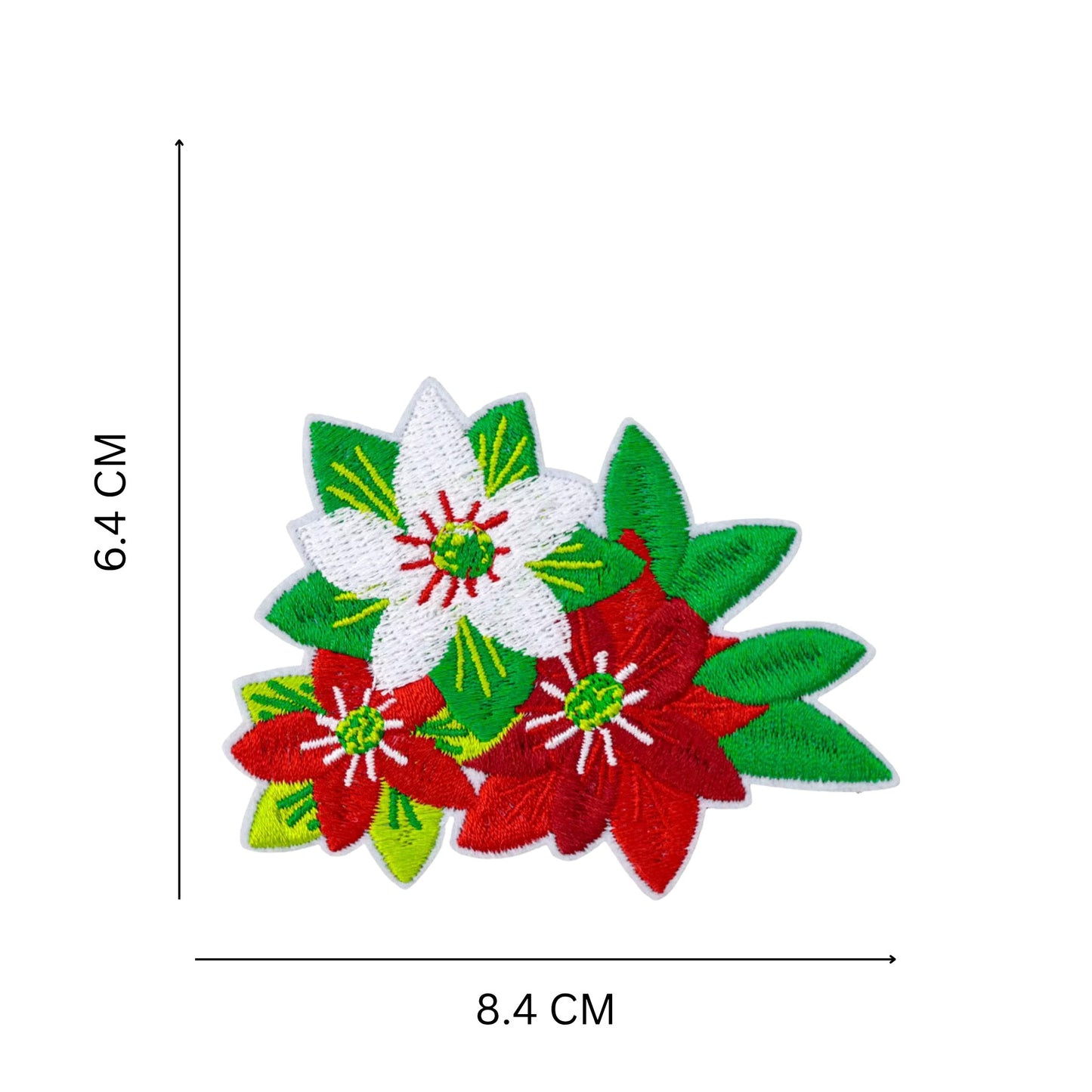 Christmas Iron-On Patch Set – Festive Embroidered Collection for Crafts & Holiday Décor